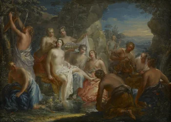 Diana fürdője, 1730 körül
